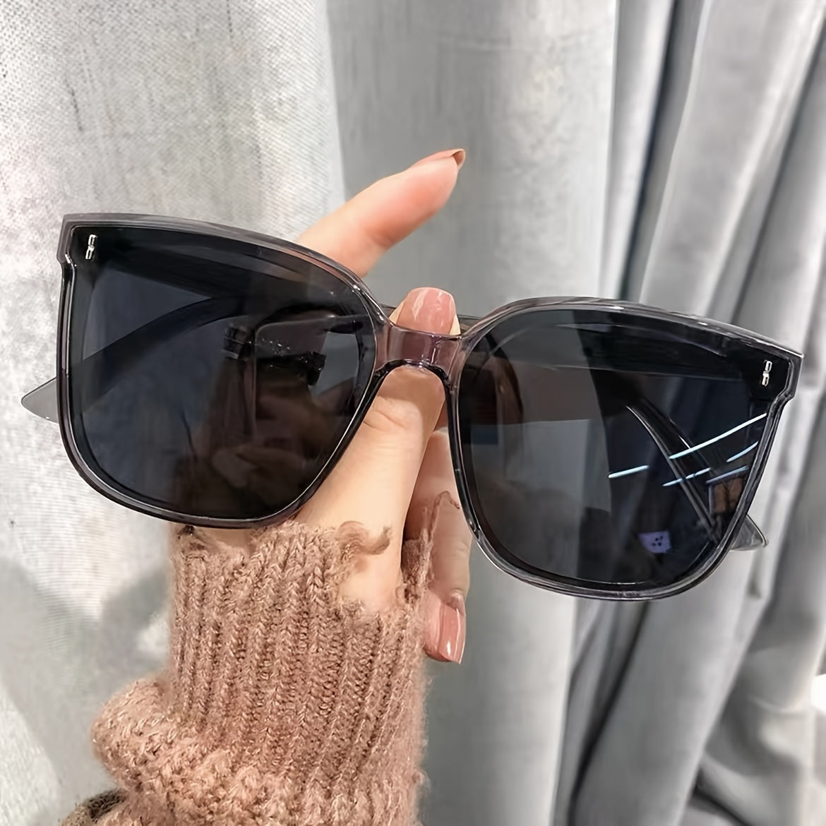 Unisex Square Fashion Glasses with Anti-Glare Mirror Lenses & Anti-Reflective Coating - Lightweight Durable Frame for Driving, Casual Wear - Mixed Colors for Men & Women, Driving Eyewear, Sleek Eyewear, Highquality Lenses