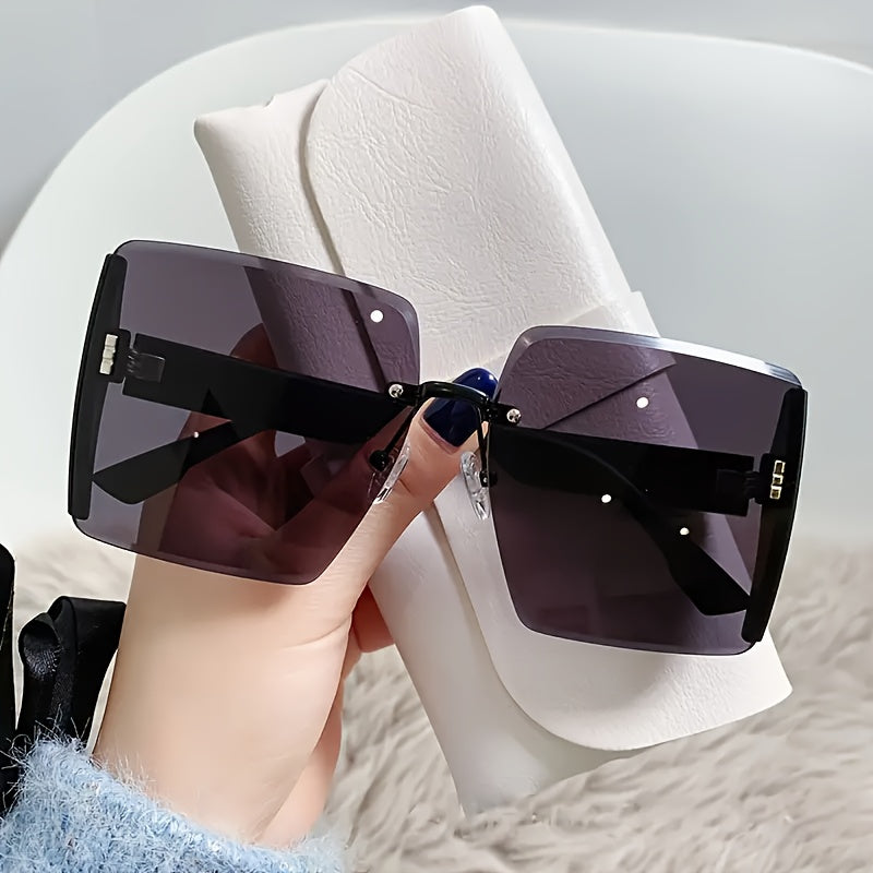 Large Frame Retro Glasses Retro Square Glasses, Popular Large Frame Glasses, Polarized Glasses For Women