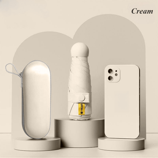 Pocket Umbrella with Capsule Box, UV Protection, Ultralight Sunny And Rainy, En-Toutcas, Lightweight And Compact