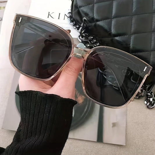 Unisex Square Fashion Glasses with Anti-Glare Mirror Lenses & Anti-Reflective Coating - Lightweight Durable Frame for Driving, Casual Wear - Mixed Colors for Men & Women, Driving Eyewear, Sleek Eyewear, Highquality Lenses