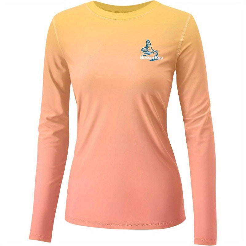Women'S Long Sleeve Rash Guard Sun Protection Shirt - Quick-Dry, Stretchy Swim & Outdoor Performance Top with \