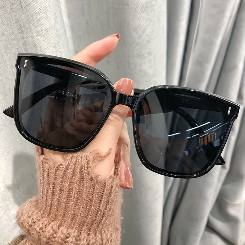 Unisex Square Fashion Glasses with Anti-Glare Mirror Lenses & Anti-Reflective Coating - Lightweight Durable Frame for Driving, Casual Wear - Mixed Colors for Men & Women, Driving Eyewear, Sleek Eyewear, Highquality Lenses