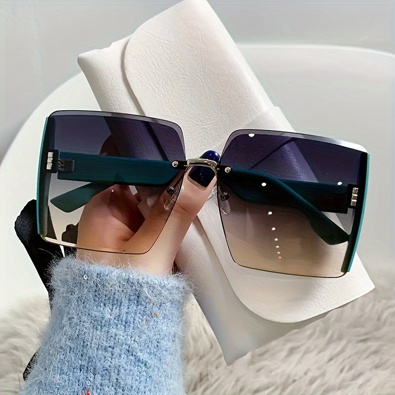 Large Frame Retro Glasses Retro Square Glasses, Popular Large Frame Glasses, Polarized Glasses For Women